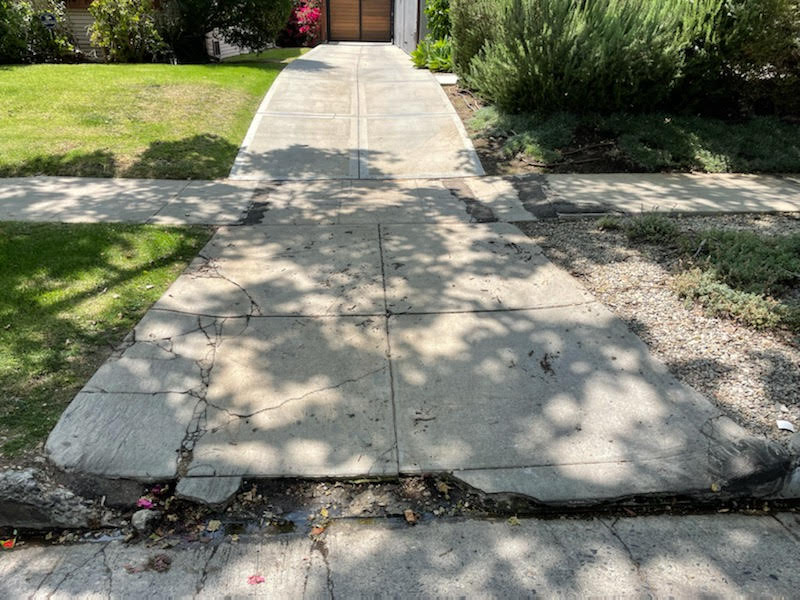 Concrete Ramp and Driveway Apron Repair in Echo Park